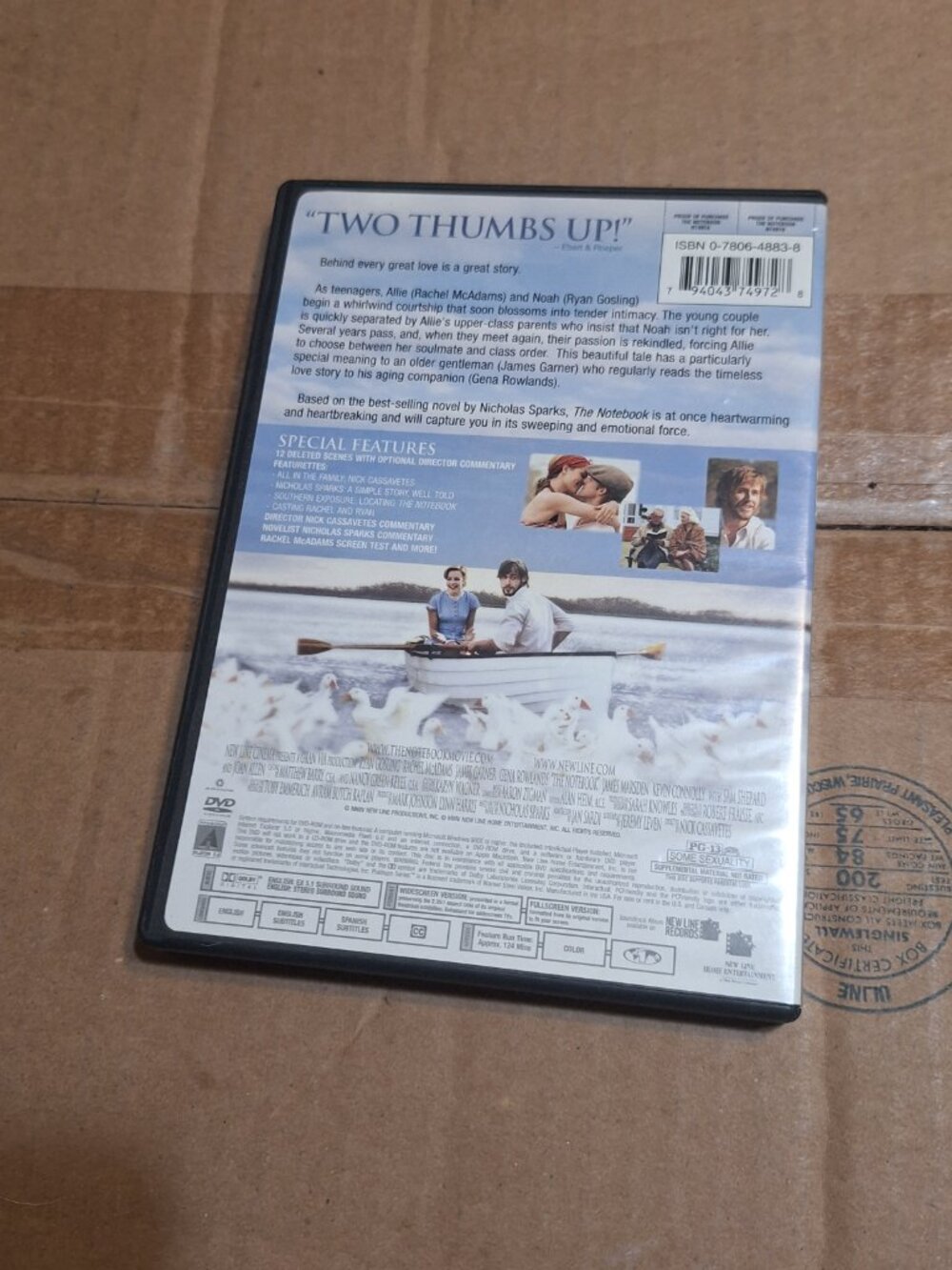 The Notebook DVD - Picture 5 of 5